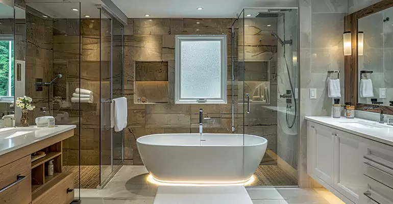 Master Suite Bathroom Remodel in Atlantic City, NJ