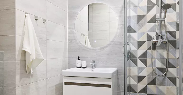 Small Master Bathroom Remodel in Atlantic City